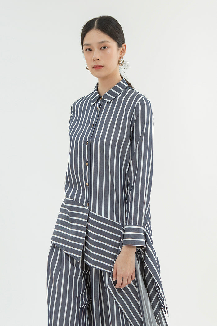 Navy Striped Lyon
