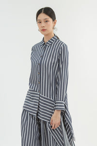 Navy Striped Lyon