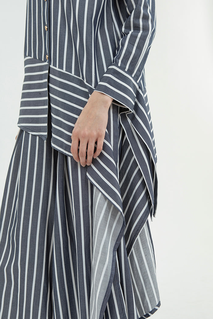 Navy Striped Lyon