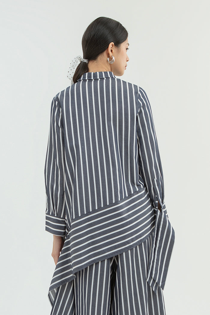 Navy Striped Lyon