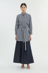Navy Striped Marjolaine