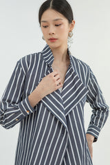 Navy Striped Marjolaine