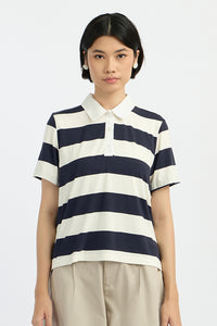 Navy Striped Porlan