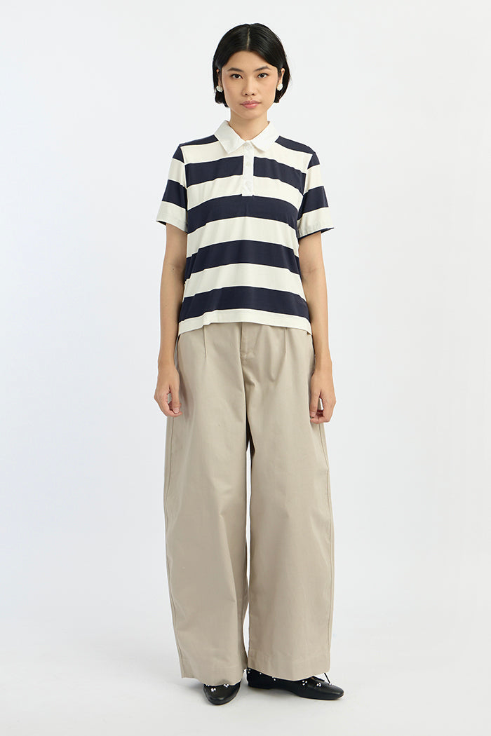 Navy Striped Porlan