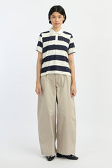 Navy Striped Porlan