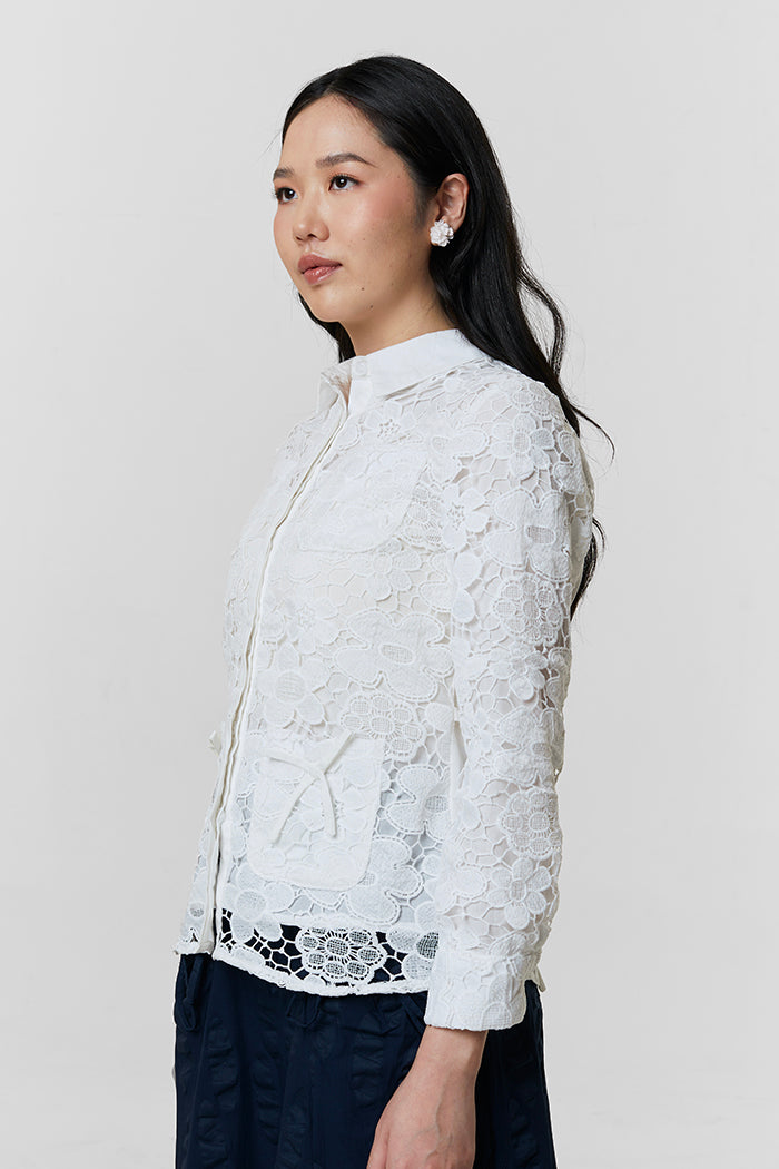 Off-white Floral Leif