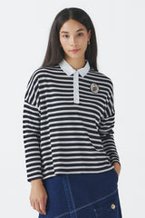 Off White Striped Liora