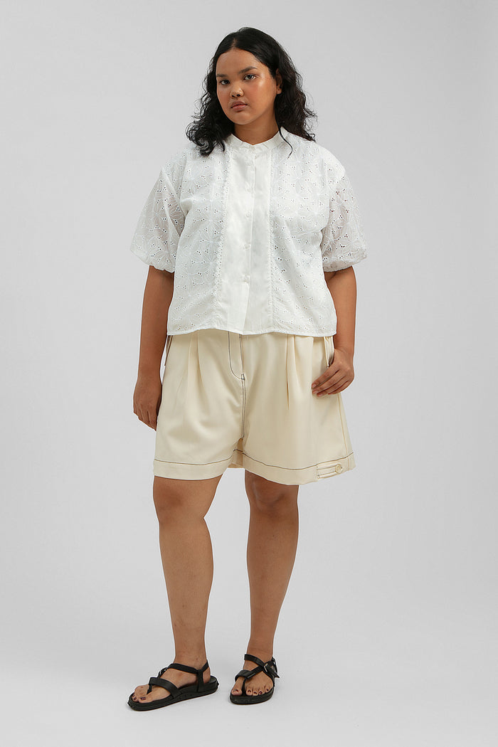 Off-white Embroidered Jensa - Defect Sale