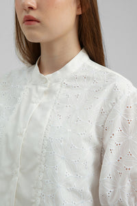 Off-white Embroidered Jensa - Defect Sale