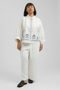 Off-white Embroidered Socia - Defect Sale