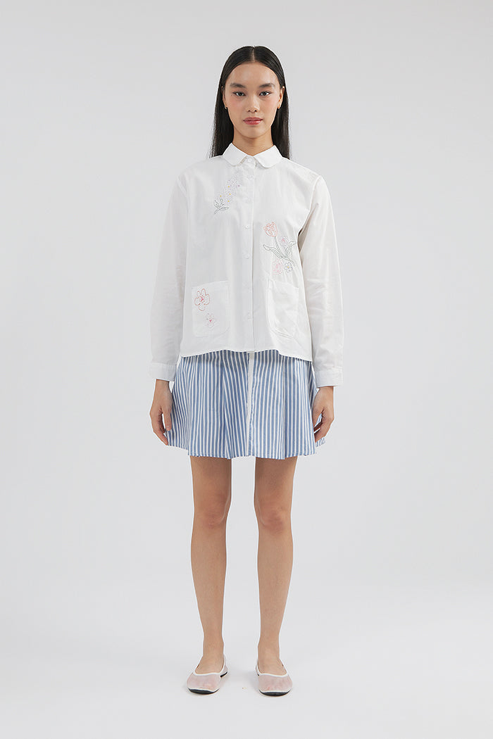 Off-white Embroidered Varria