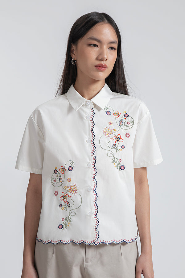 Off-white Embroidery Amur