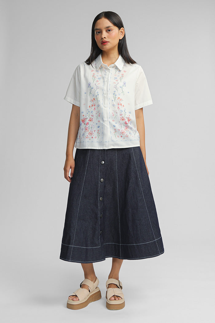 Off-white Floral Dohlen