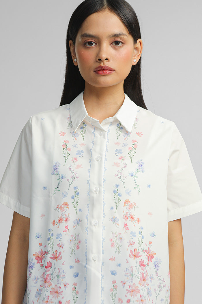 Off-white Floral Dohlen