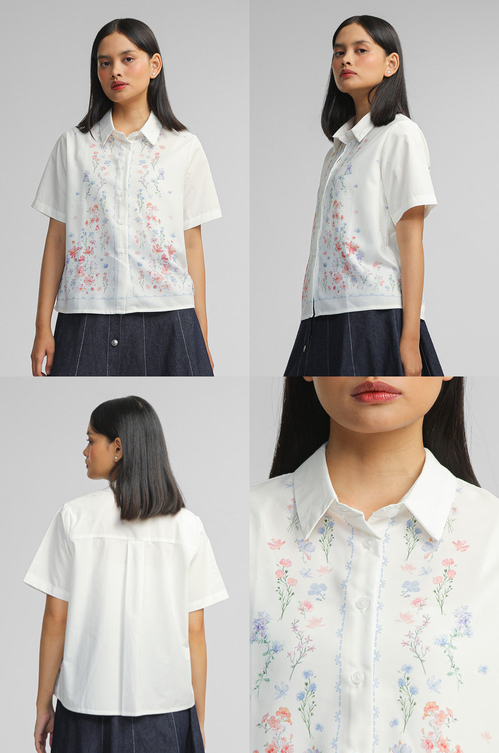 Off-white Floral Dohlen