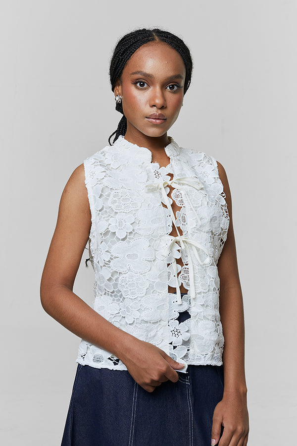 Off-white Floral Leya