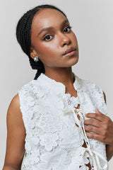 Off-white Floral Leya