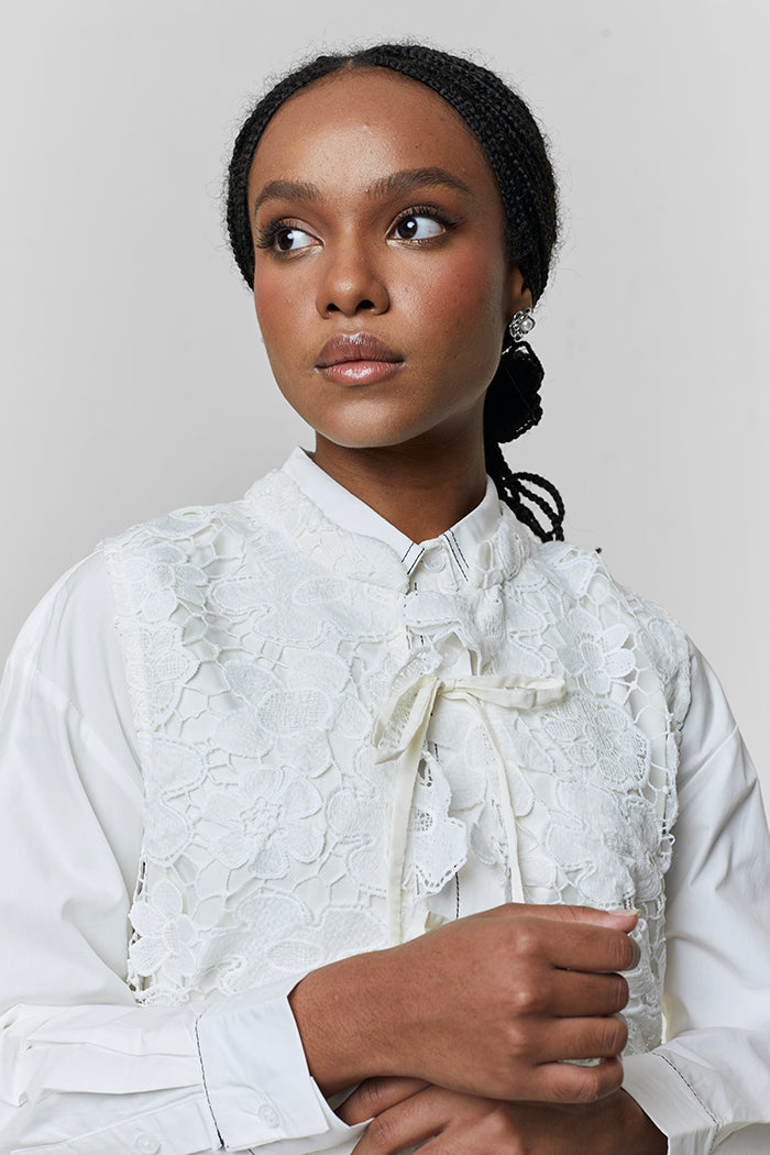 Off-white Floral Leya