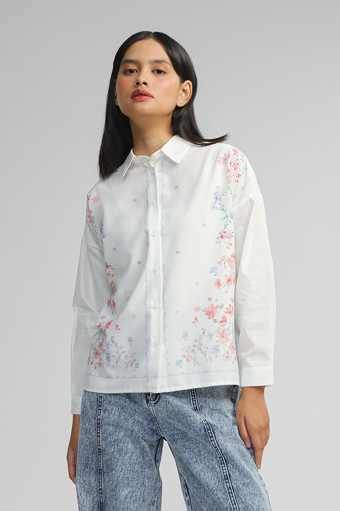 Off-white Floral Marian