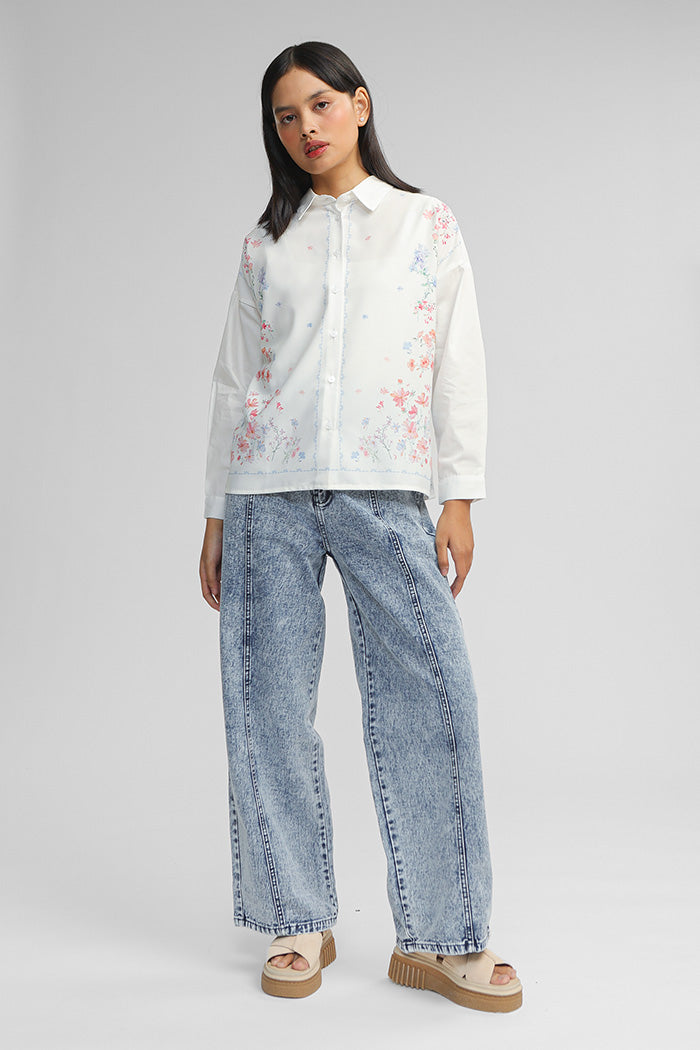 Off-white Floral Marian