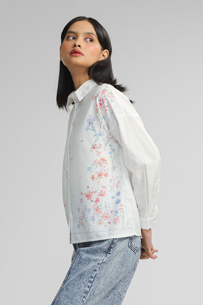 Off-white Floral Marian