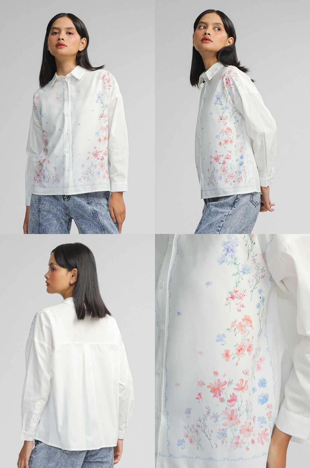 Off-white Floral Marian