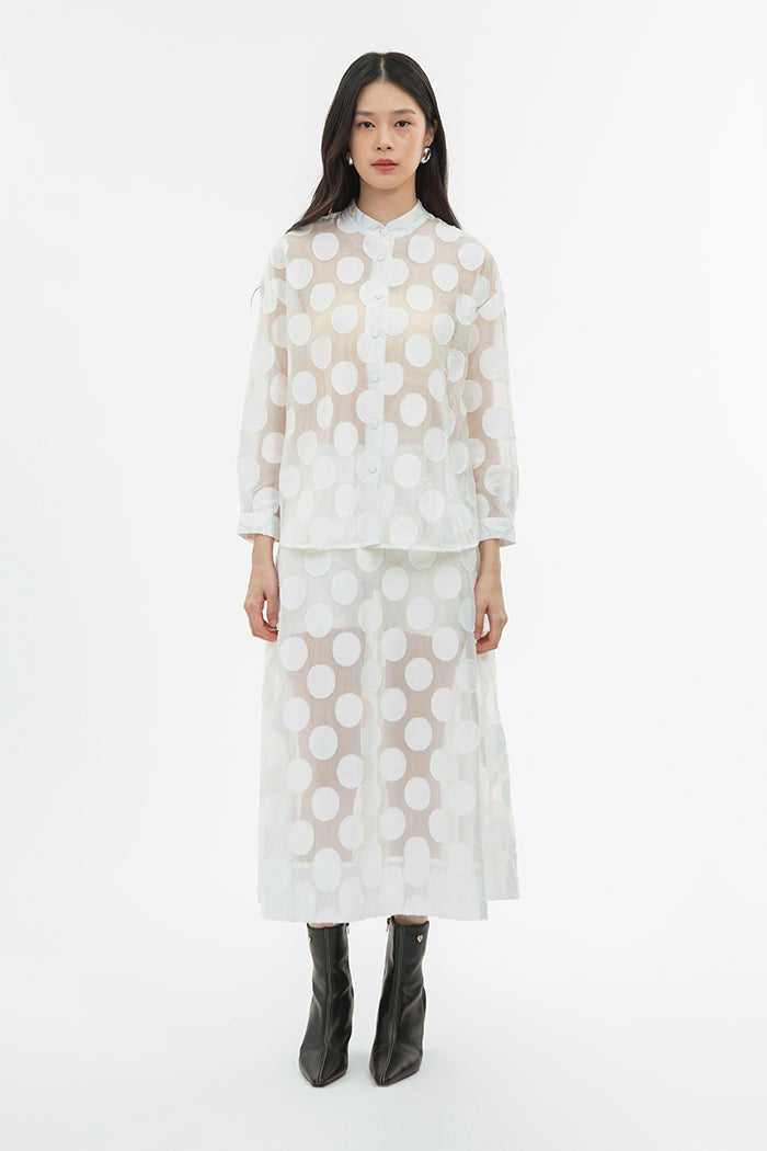 Off-white Polka Cherie