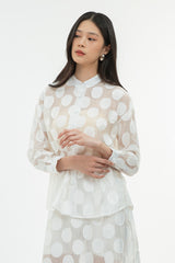 Off-white Polka Cherie