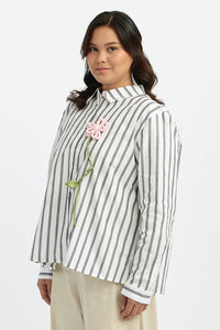 Off-white Striped Zuri