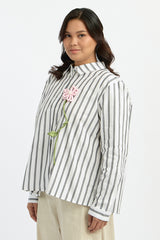 Off-white Striped Zuri