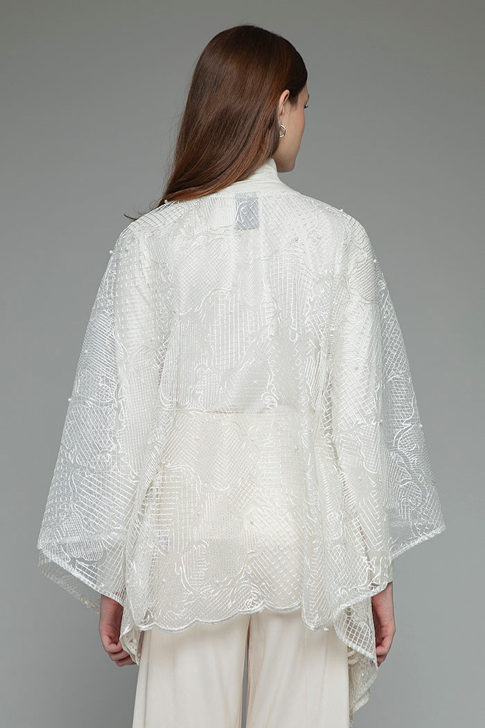 Off-white Checkered Kamin – COTTONINK