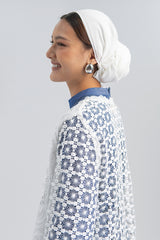 Off-white Embroidered Anara