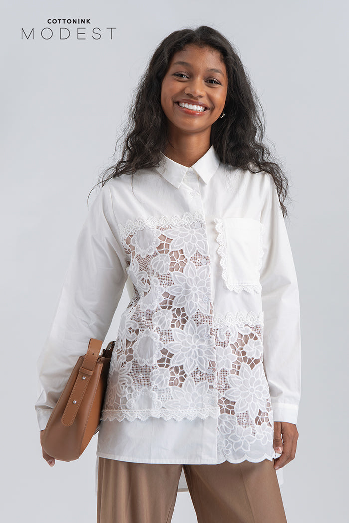 Off-white Embroidery Rida