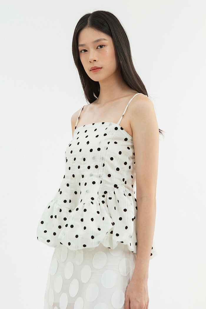 Off-white Polka Mimosa