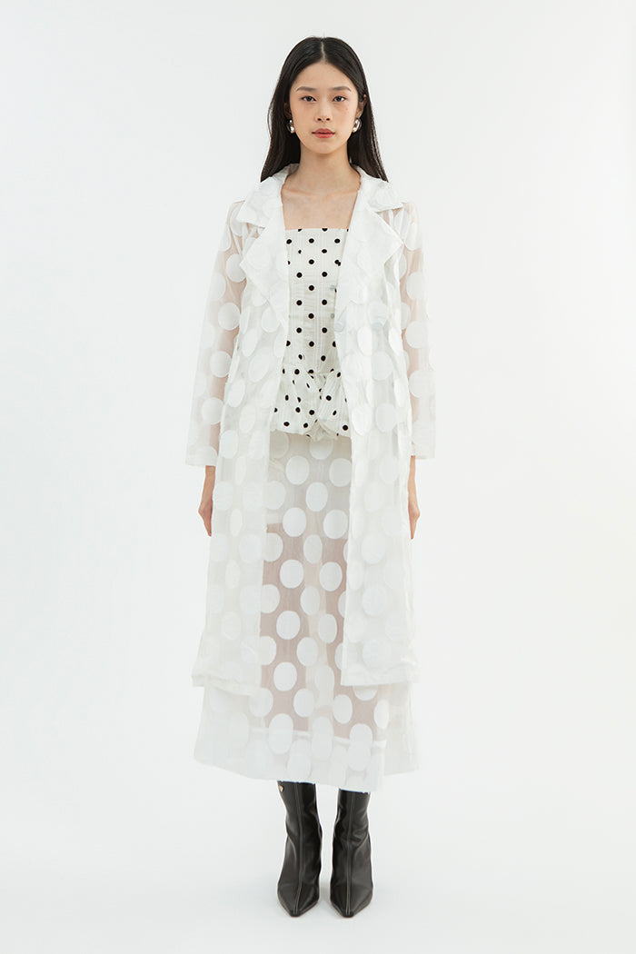 Off-white Polka Mimosa