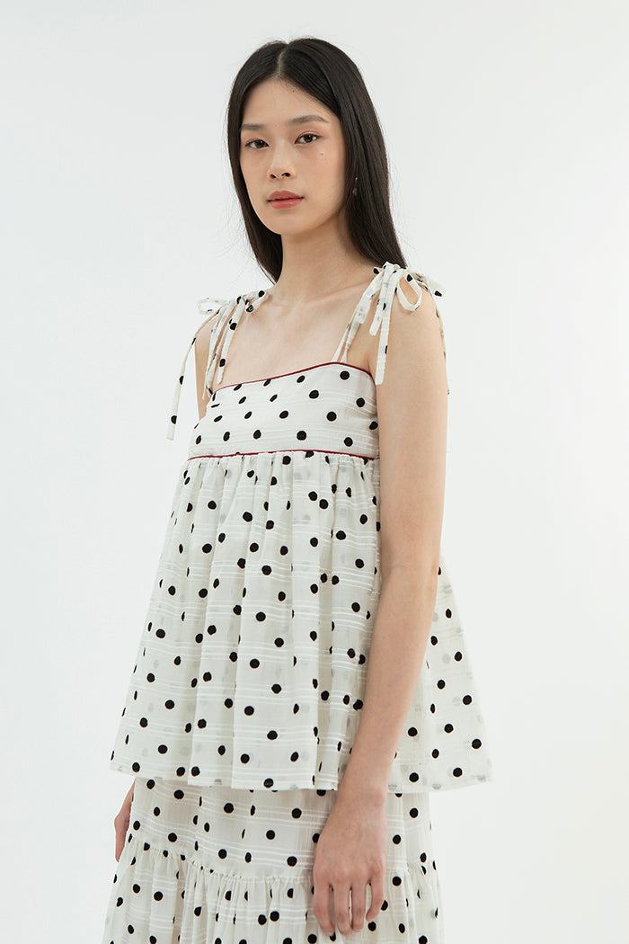 Off-white Polka Mousse