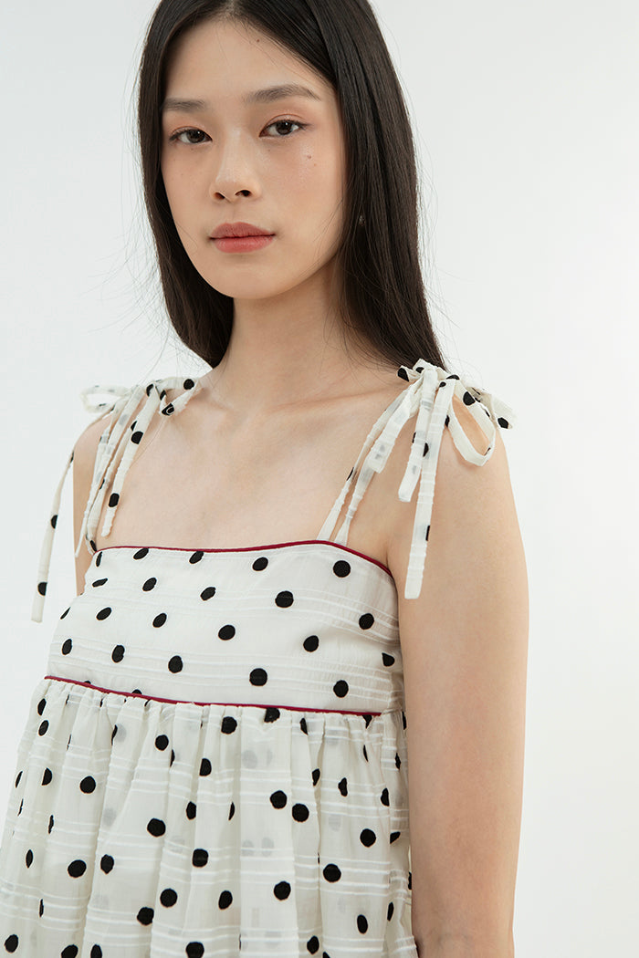 Off-white Polka Mousse