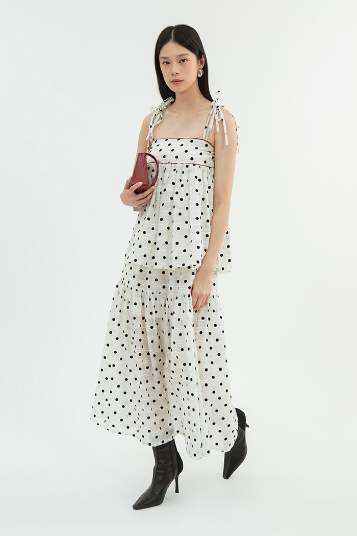 Off-white Polka Mousse