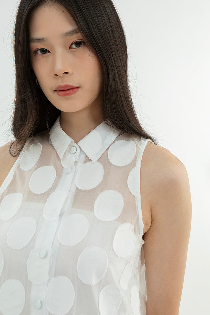 Off-white Polka Thalie