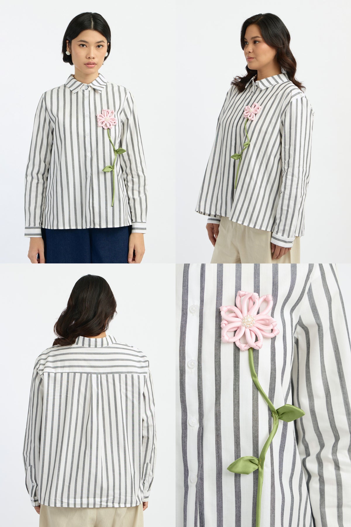 Off-white Striped Zuri