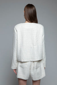 Off-white Tweed Lumiere