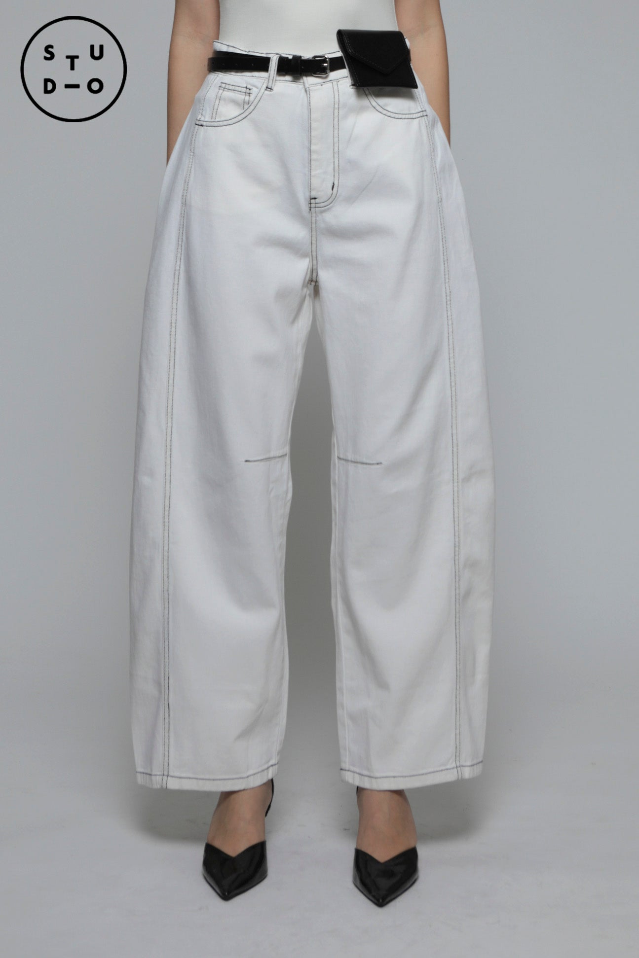 Off-white Denim Balser