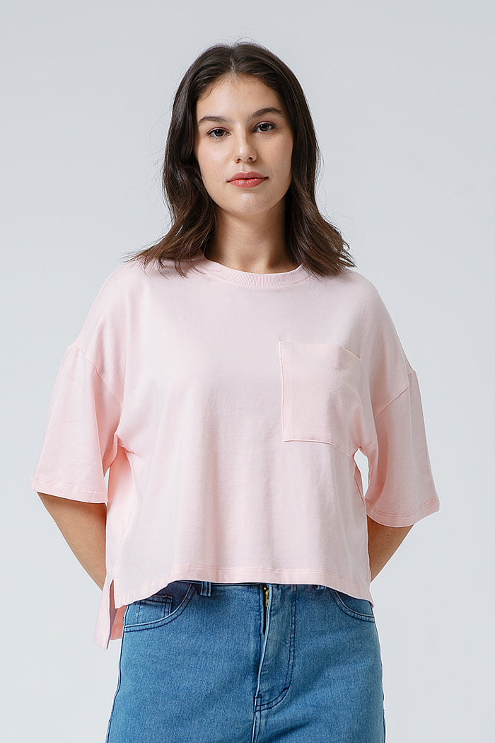 Pink Oversized Tee