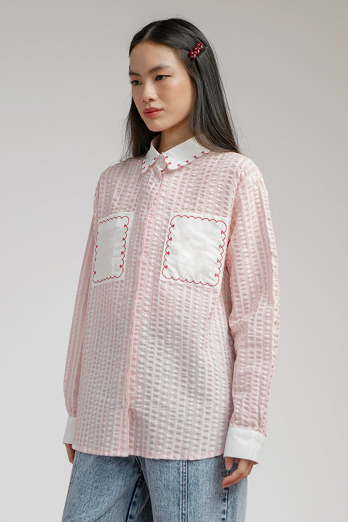 Pink Striped Aceline - Defect Sale