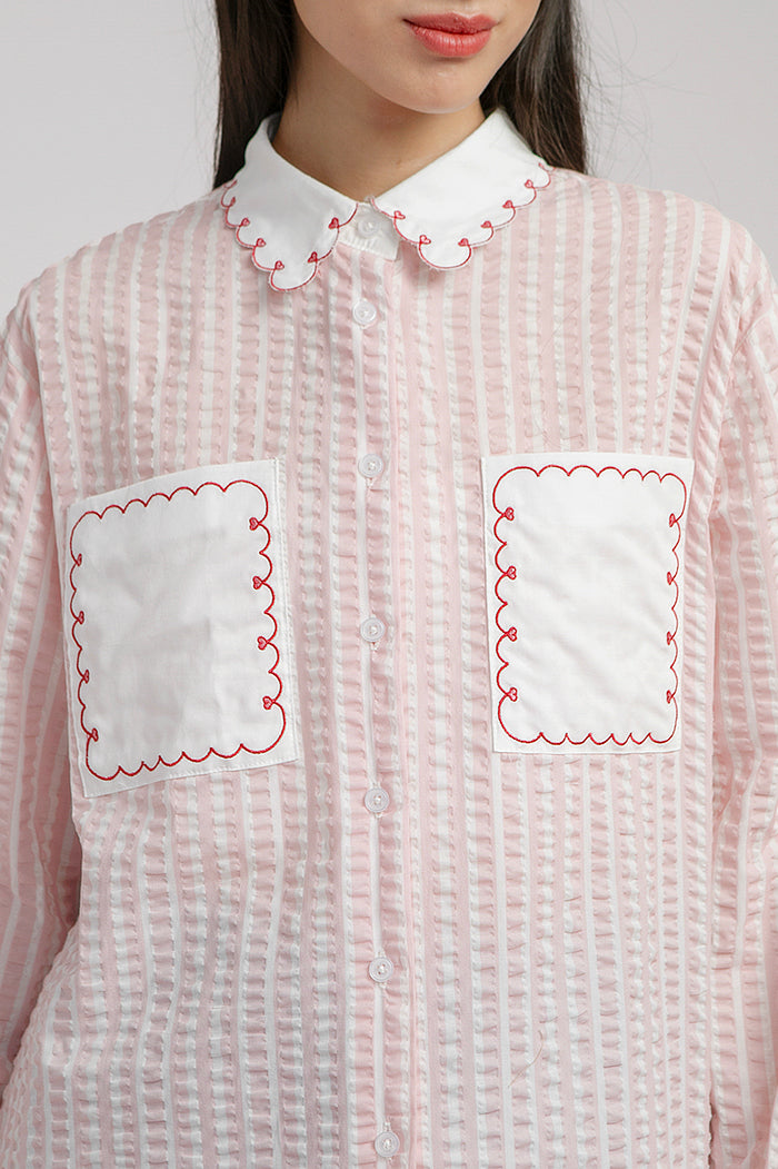 Pink Striped Aceline - Defect Sale