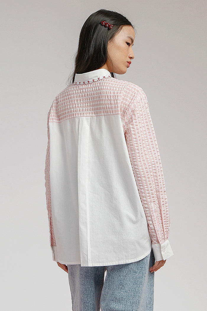 Pink Striped Aceline - Defect Sale