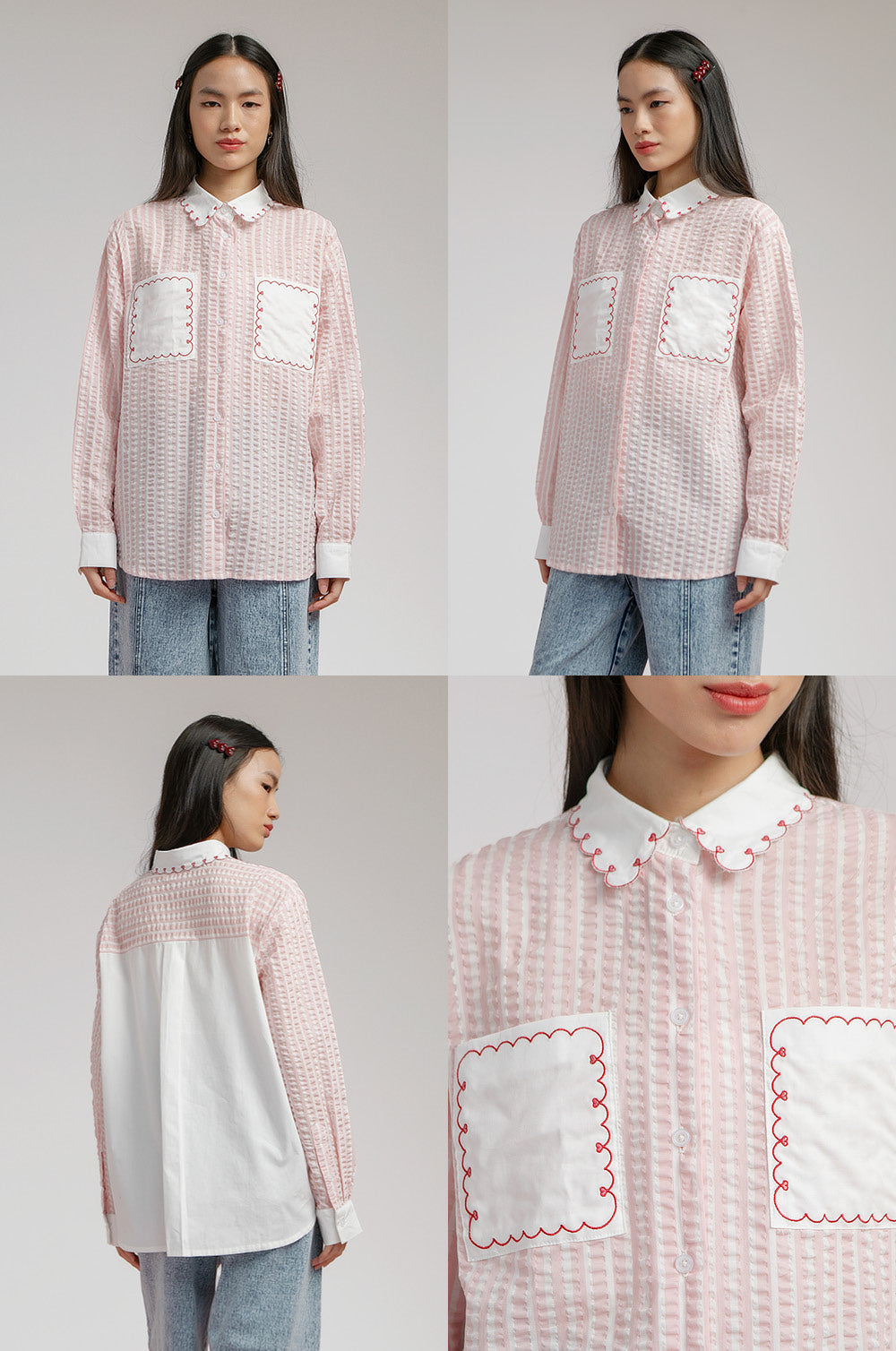 Pink Striped Aceline - Defect Sale