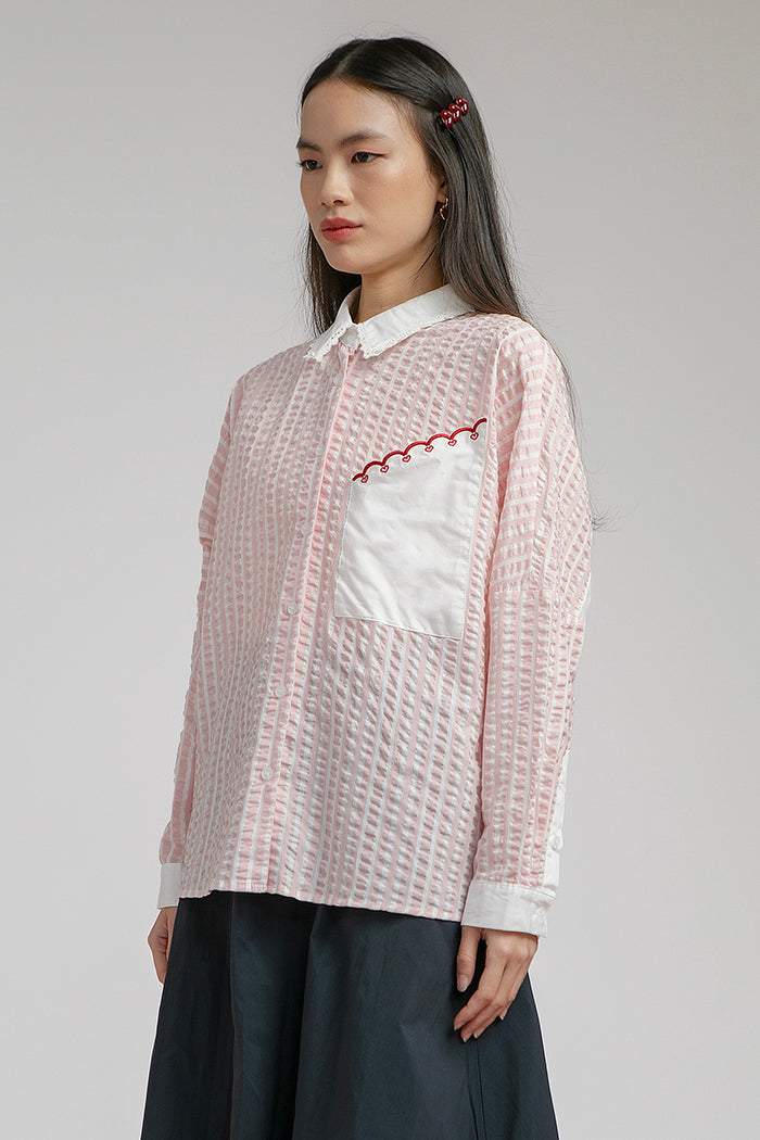 Pink Striped Devon - Defect Sale