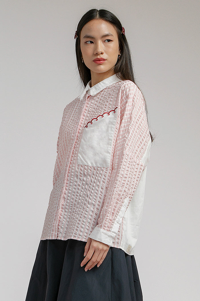 Pink Striped Devon - Defect Sale