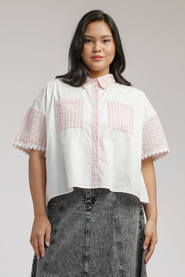 Pink Striped Gresham - Defect Sale